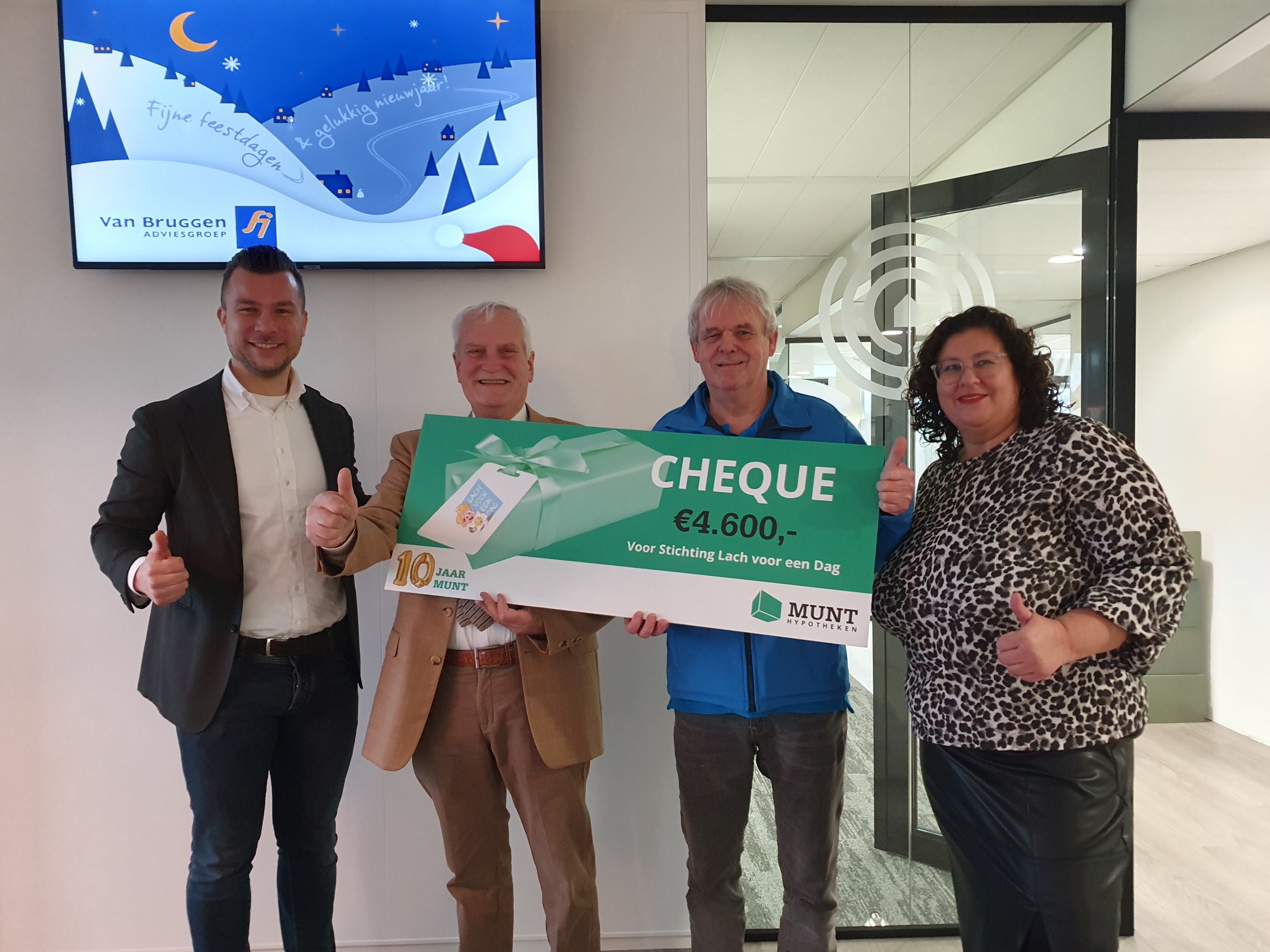 Uitreiking cheque Luuk en Kees Munthypotheken2
