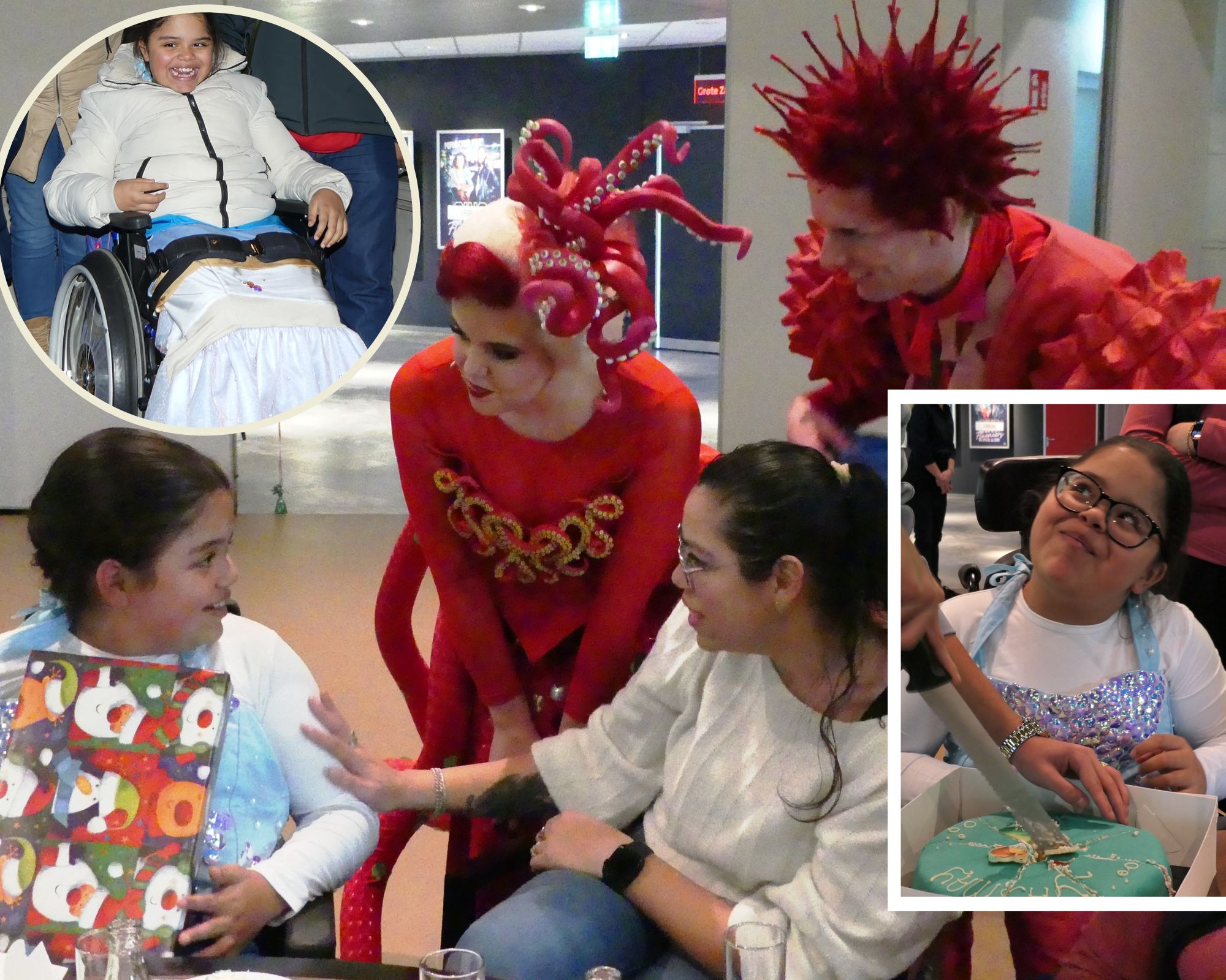 Yasmay collage wensdag lach voor een dag